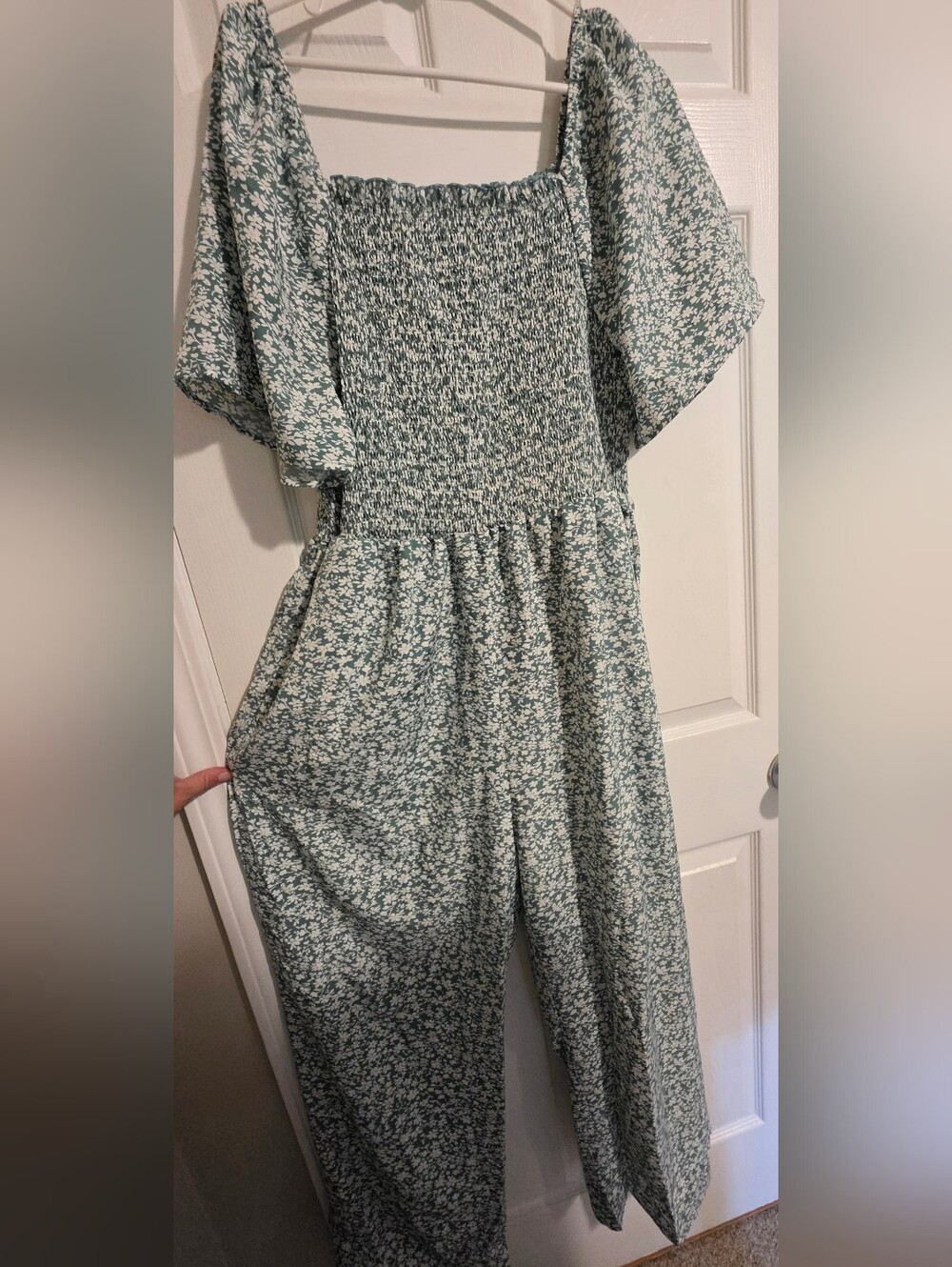 Floral Romper Jumpsuit - Picture 5 of 5